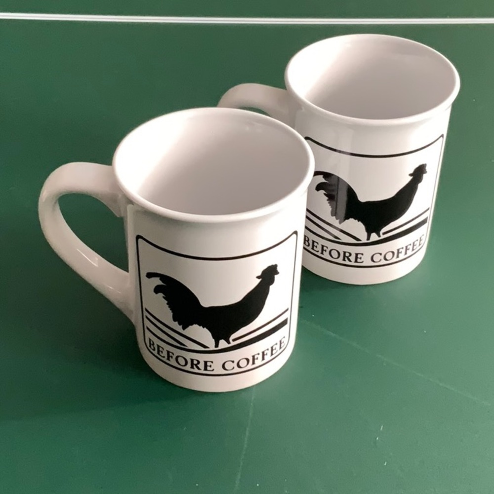 Don’t Do It, Inc. Before Coffee, After Coffee Mugs (set of two)